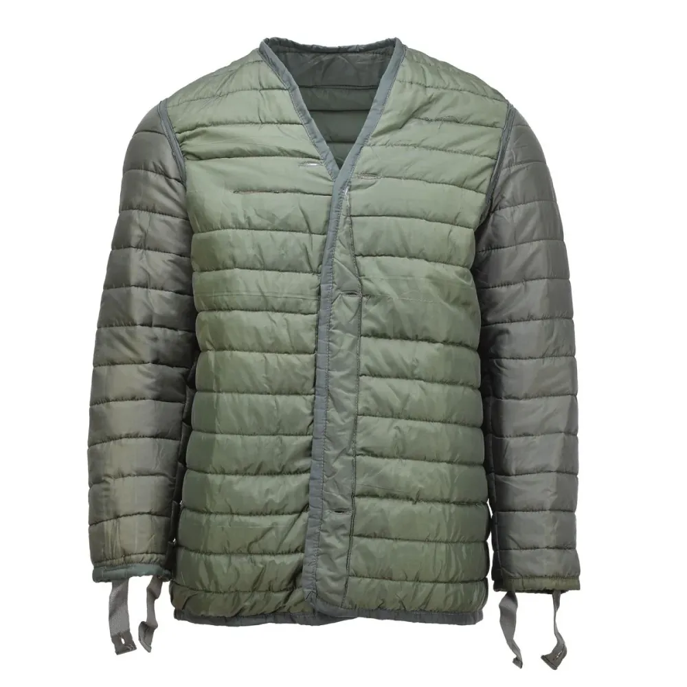 Veste de doublure originale de l'armée grecque M65 veste militaire chaude matelassée doublure verte - Montage Direct