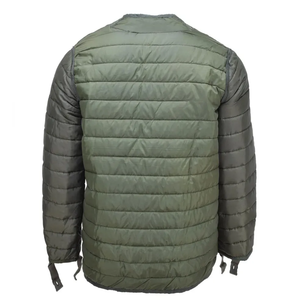 Veste de doublure originale de l'armée grecque M65 veste militaire chaude matelassée doublure verte - Montage Direct