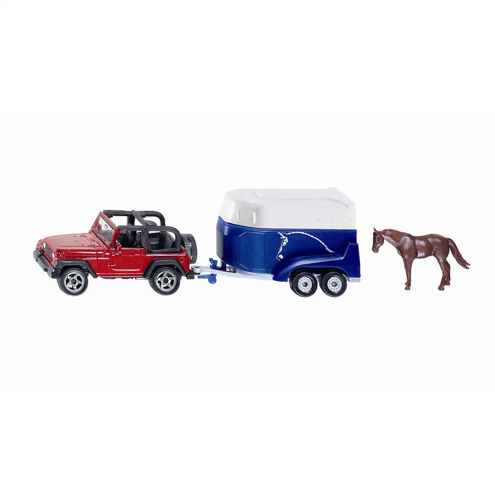Voiture et chevaux : échelle 1/64éme Siku avec rivets de maillon