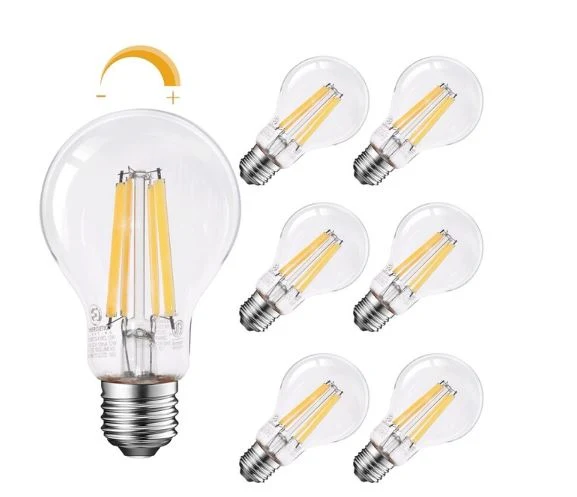 12W 2700K 1600LM Dimmable Soft Blanc pur LED Edison Light Bulb YGA16C10-A19CL12W(Pack 6)