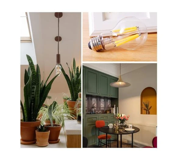 12W 2700K 1600LM Dimmable Soft Blanc pur LED Edison Light Bulb YGA16C10-A19CL12W(Pack 6)