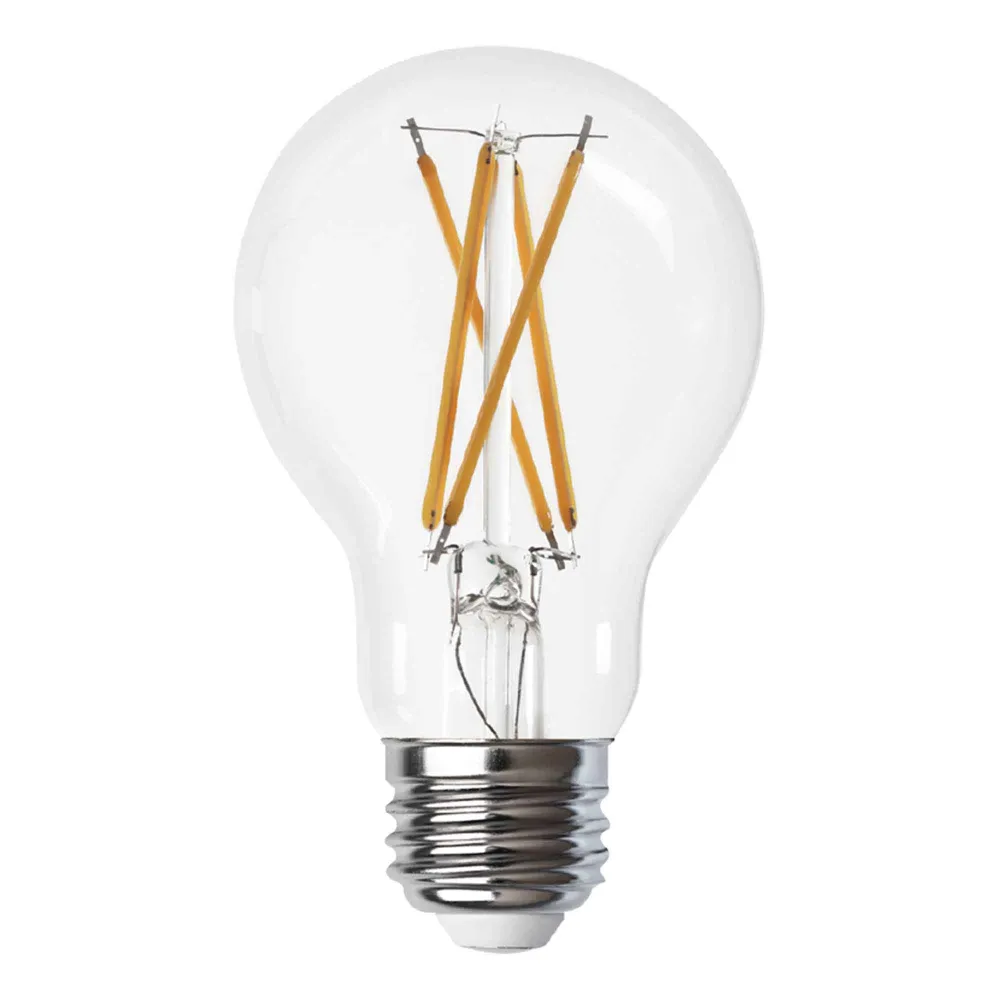 Ampoule DEL à filament net à économie d'énergie de type- lumière du jour 9 W, 2 unités