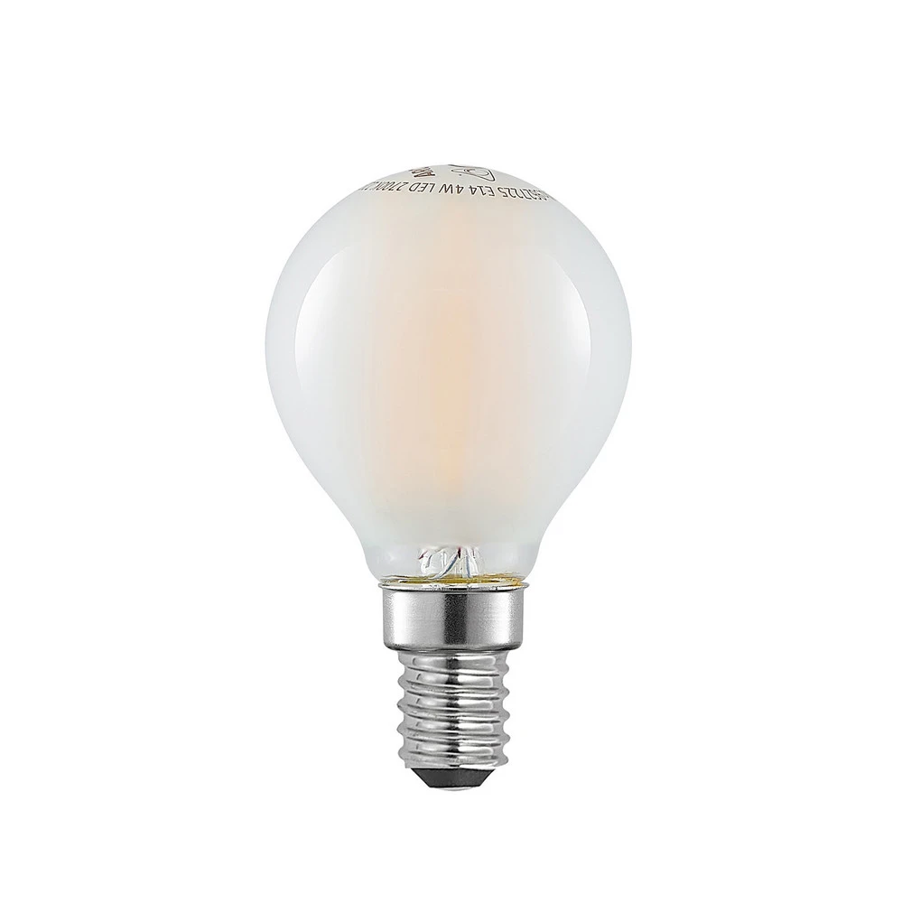 Ampoule LED Arrchio, ampoule goutte LED, E14, 4W, mat 2.700K