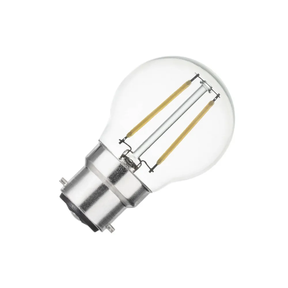 Ampoule LED 2W B22 G45 200 lumens filament