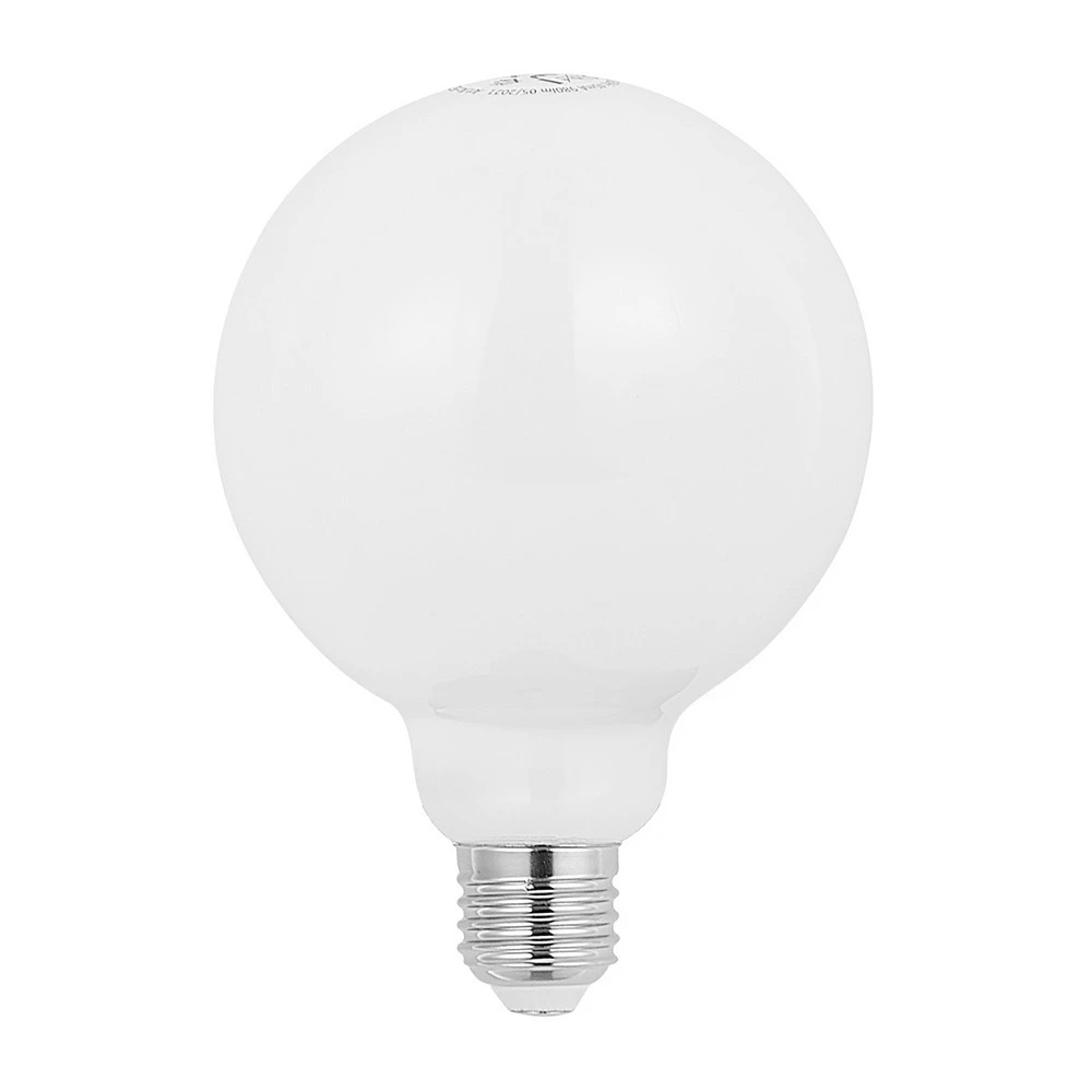 Ampoule LED E27 8 W 2 700 K G95 globe, opale