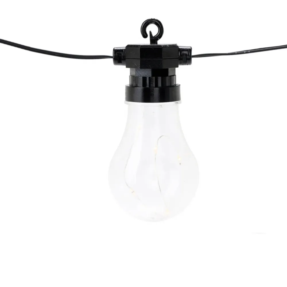 Chaîne lumineuse LED extérieure Daku 6,5 m avec 8 ampoules