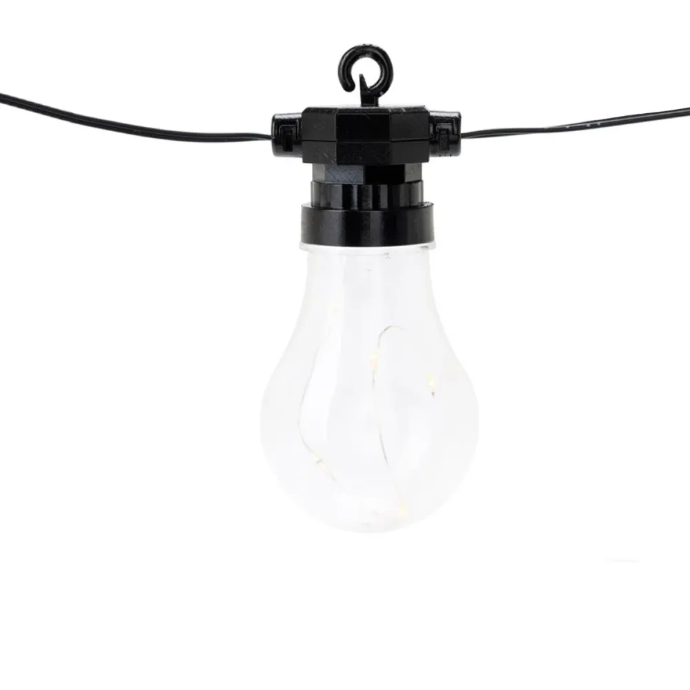 Chaîne lumineuse LED extérieure Daku 6,5 m avec 8 ampoules