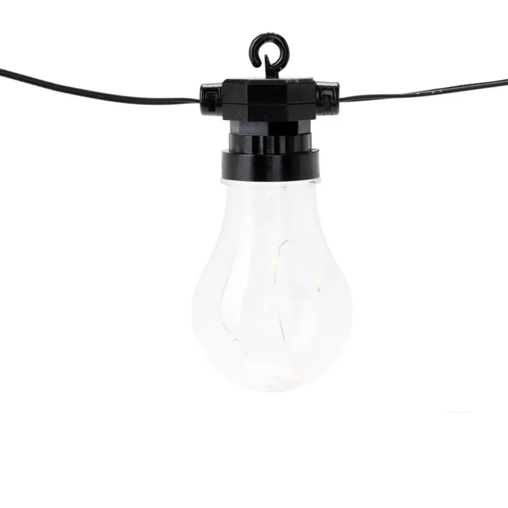 Chaîne lumineuse LED extérieure Daku 6,5 m avec 8 ampoules