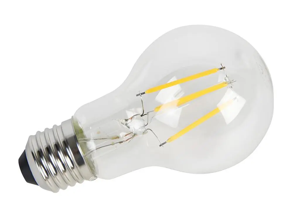 Lampe LED E27 filament A60 capteur clair-foncé 4W 470 lm 2700K