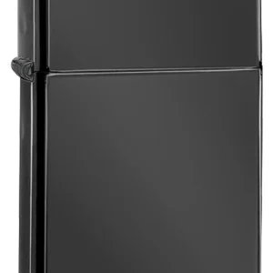 Slim® High Polish Noir jais Zippo Logo
