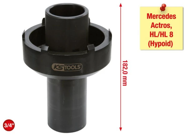 KS Tools Majeur à contre-écrou 3/4" avec 6 broches pour Mercedes 105-125 mm 450.0167 acheter à bas prix avec 6 ad...