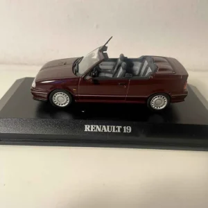 Haute Résistance Renault 19 cabriolet bordeaux - NOREV