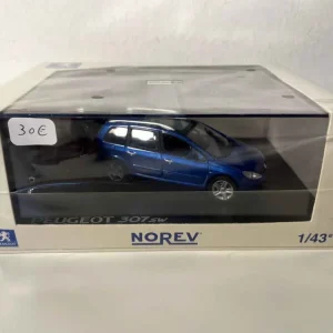Peugeot 307sw bleue (coffret boite rectangle) Norev | Garantie Constructeur