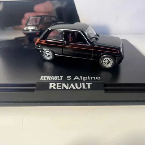 Renault 5 Alpine noire (coffret boite rectangle) - NOREV avec Coffret de Rangement
