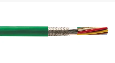 Alpha Wire 77216 18/5 18 AWG 5 Conductors 600V Foil Braid MPPE Insulation 105C Tinned Effet cuivre EcoCable