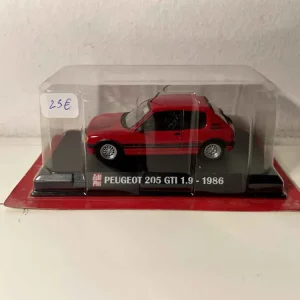Peugeot 205 GTI 1.9 rouge de 1986 (blister) AUTO-PLUS avec Revêtement Céramique