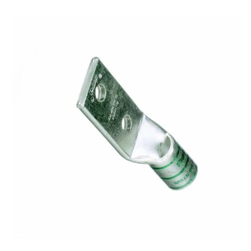 2-Hole Copper Compression Connectors Lugs Green LCD600-12-6 (Pack 6)