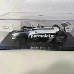 Brabham BT 49C blanche et noire numéro 5 de 1981 - Formule 1