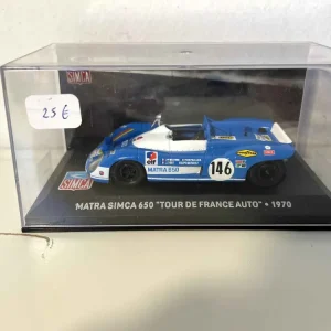 Certifié CE MATRA SIMCA 650 "Tour de France auto" blanche et bleue de 1970