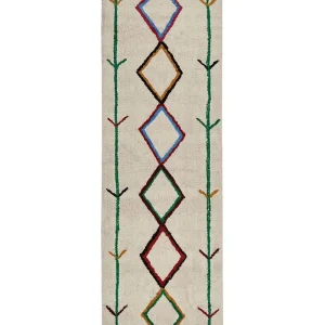Cotton Runner Rug 80 x 230 cm Chamois CETMI