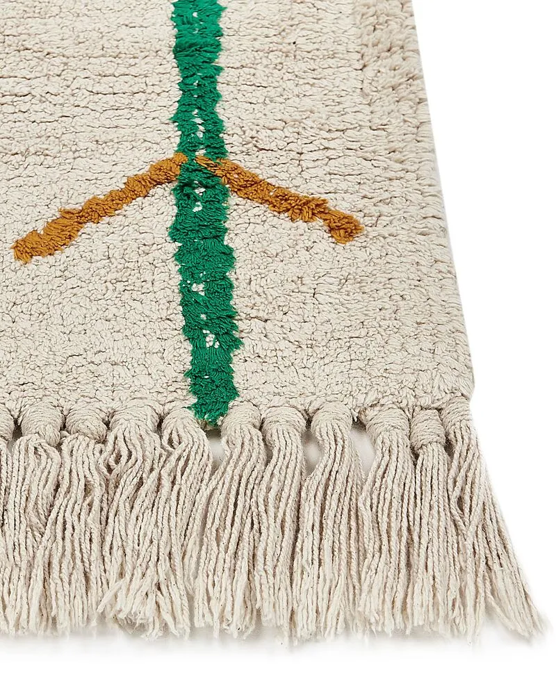 Cotton Runner Rug 80 x 230 cm Chamois CETMI