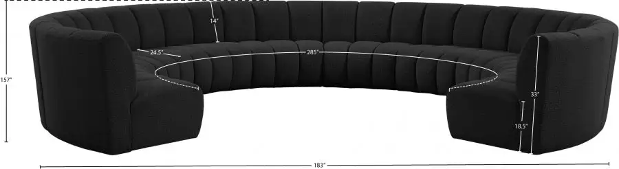 Filet de sécurité Tissu Boucle Infini 10Pc. En Coupé