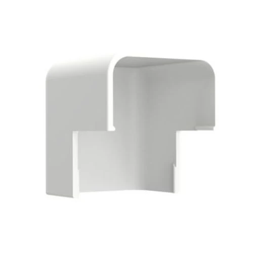 Low Voltage Outside Corner Surface Raceway Fitting Blanc pur OCF10WH-X (Pack 10) | Résistant aux UV | Anti-déchirure