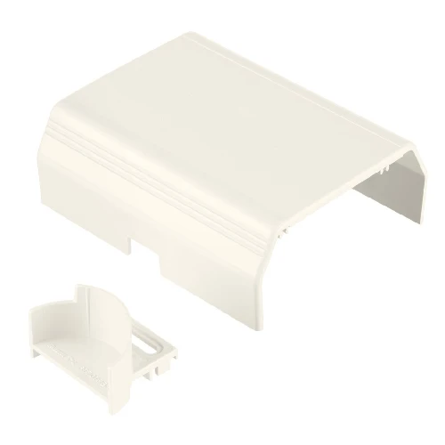 Protection thermique VINYLE Low Voltage Surface Raceway Transition Fitting Cover White T70TRCWH (Pack 10)