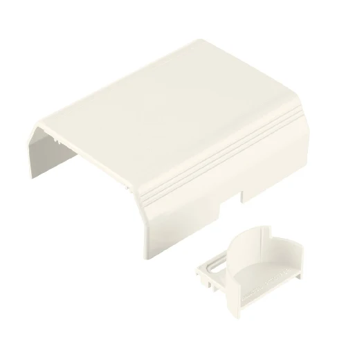 Protection thermique VINYLE Low Voltage Surface Raceway Transition Fitting Cover White T70TRCWH (Pack 10)