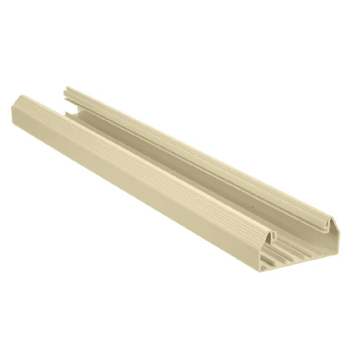 PVC T-70 Low Voltage Surface Raceway Base Fittings 10FT Ivory T70BEI10