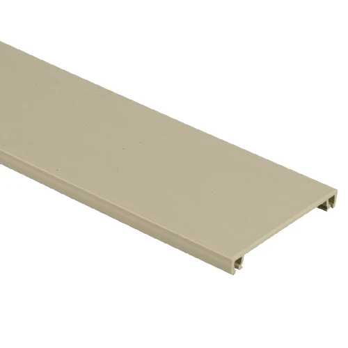 PVC T-70 Low Voltage Surface Raceway Cover Fittings 10FT Ivory T70CEI10