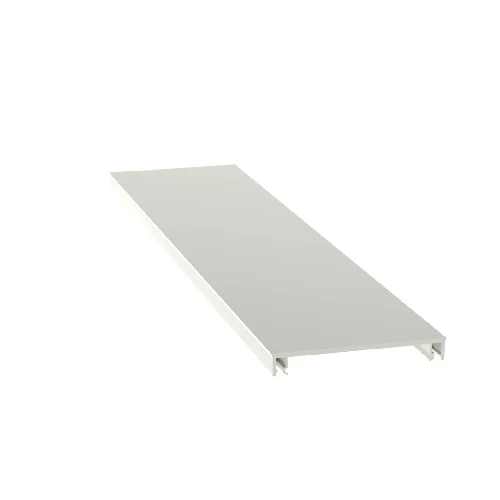 PVC T-70 Low Voltage Surface Raceway Divider Wall Fittings 8FT Gray T70DW8