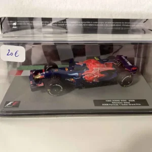 Toro Rosso STR3 bleue et rouge numéro 15 - Formule 1 - haut prix d'Italie de 2008 Facile à installer