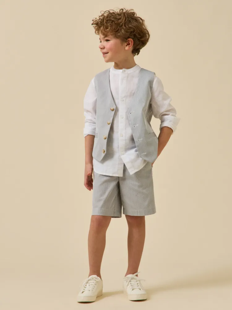 Étui de selle Bermuda rayé Garçon - Collection Fêtes et Mariages