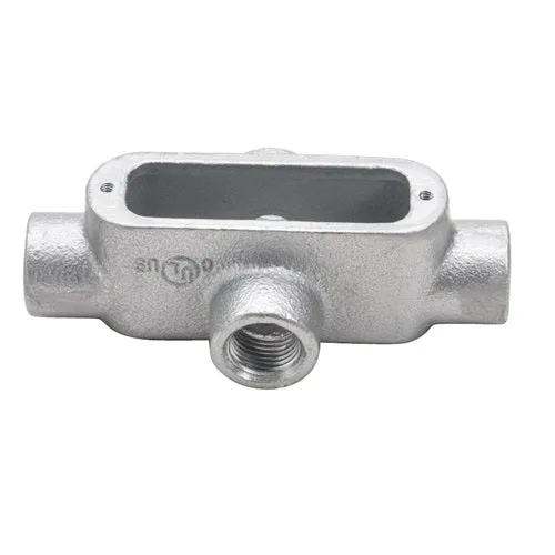 1-1/2" Rigid Conduit Bodies Malleable Fer Threaded X Type X5M (Pack 4)
