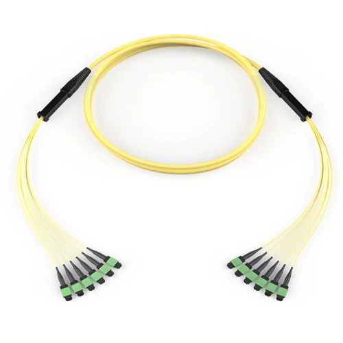 210" Feet EDGE8 MTP Trunk Tout usage OS2 48F Distribution Non-armored Indoor Plenum Cable to MTP 8F Pinned 33" Legs GE7E74...