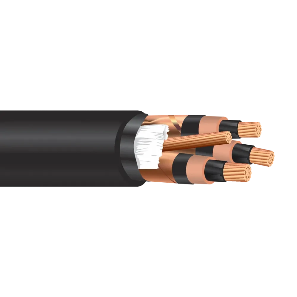 500' 500 MCM MV105 Three Conductor Shielded EPR Insulation VINYLE Jacket 5KV 133% 8KV 100% Insulation