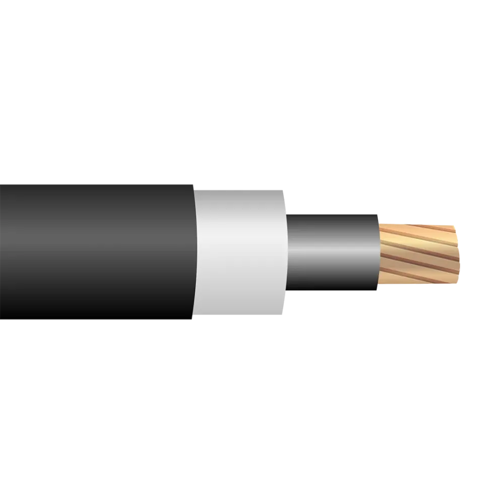 500' 1/0 Type UL MV105 Shielded EPR Insulation PVC Jacket 133% Insulation Ton cuivre Power Cable 15KV