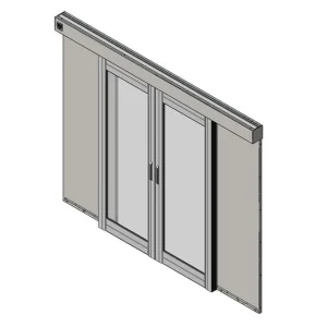 Aisle Containment Door Assembly 88.5"H x 106.9"W x 5.5"L (2248 mm x 2715 mm x 140 mm) CPI 32770-701
