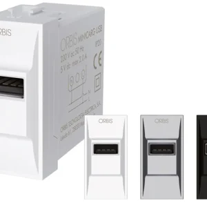 ALIMENTATORE USB ORBIS MINICARG 5VDC 2,1A OB140602