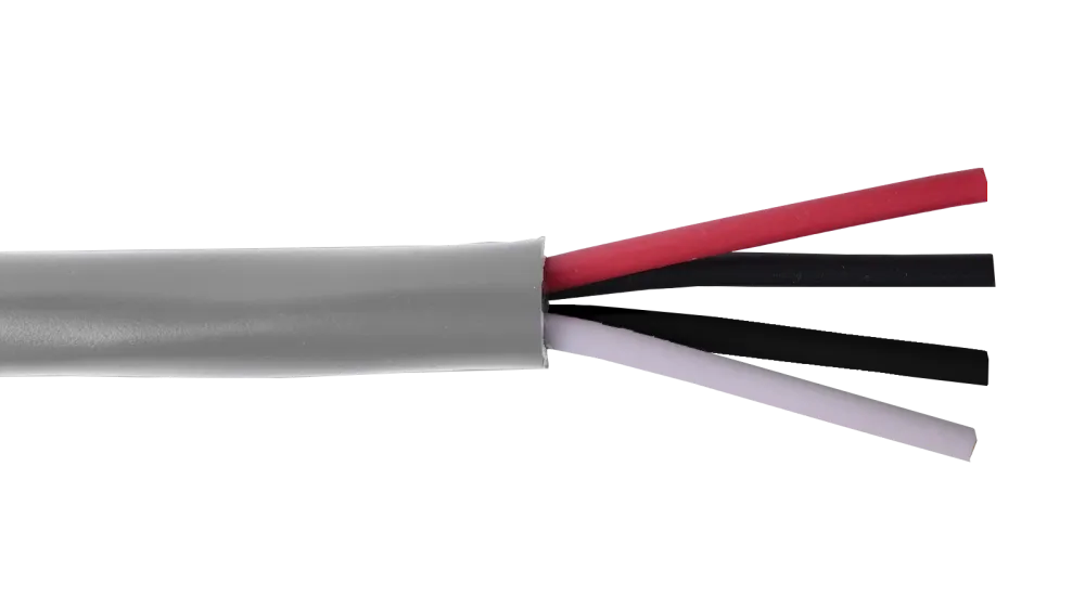 Alpha Wire 1305C 22 AWG 4 Pair Unshielded Plein PVC Insulation 300V Communication and Control Cable