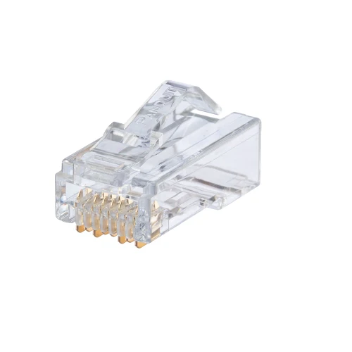 23 AWG Clear Cat 6A Plenum Vari-Matrix Cable Modulaire Plug SP6X88PHD-C (Pack 100)