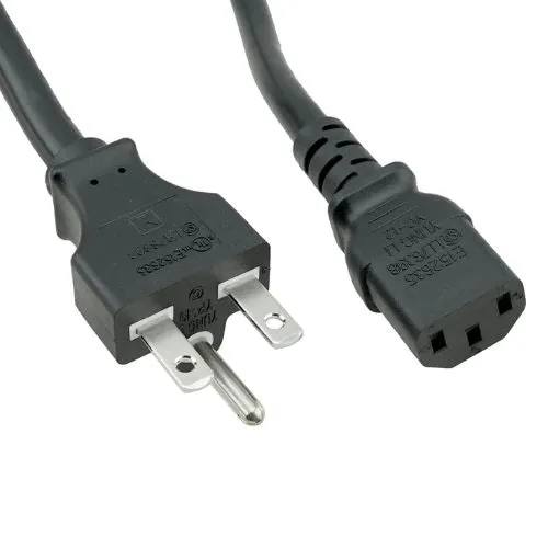 12 AWG 3C SPT 20Amp NEMA 6-20P Right Angle Power Supply Cord Plug 6FT (Pack 25)