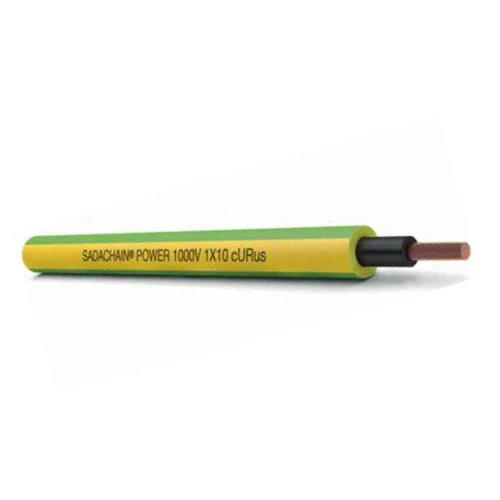 12 AWG Superflex Seul Cores Cable UL/CSA 1000V Green-Yellow