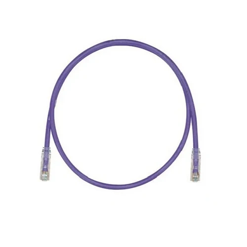 10' 24 AWG Violet Cat 6 Stranded Patch Cord UTPSP10VLY