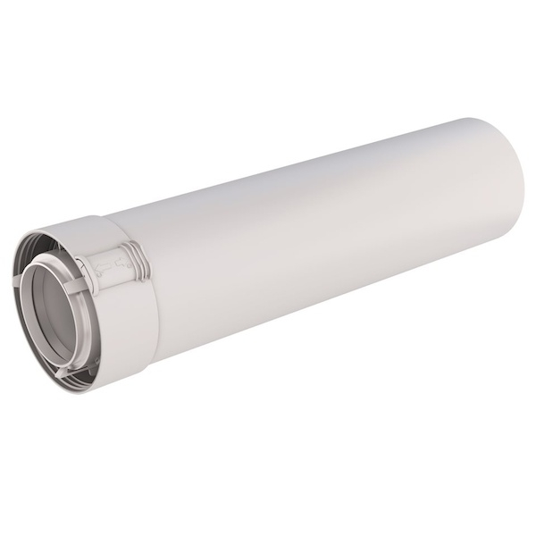Conduit chaudière condensation PPTL/PVC SEKURIT - Diamètre : 80/125 mm - Longueur : 2000 mm - UBBINK