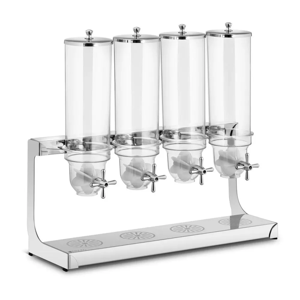 Distributeur de céréales 4 x 3,5 litres 4 récipients 14_0000141