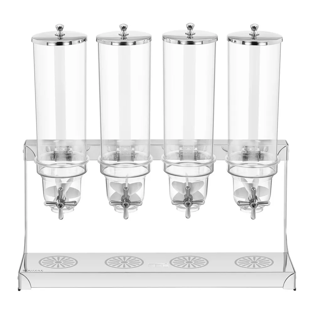 Distributeur de céréales 4 x 3,5 litres 4 récipients 14_0000141