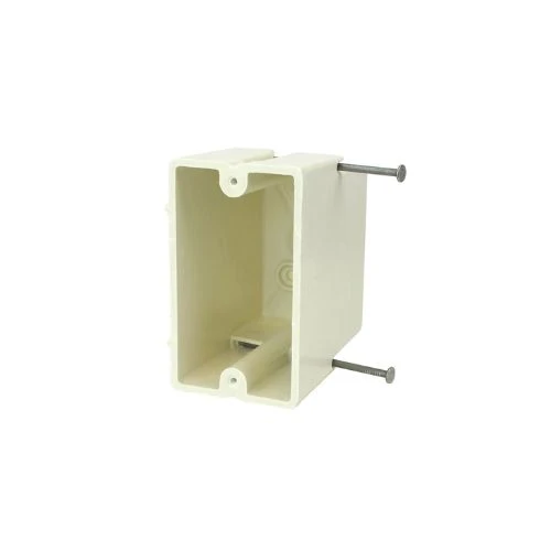 1 Gang Electrical Switch Box Nonmetallic Sheathed Cable Off Blanc pur 1099-N (Pack 100)
