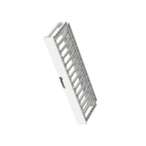 High Capacity Horizontal Single Sided Cable Manager Blanc pur NMF1WH